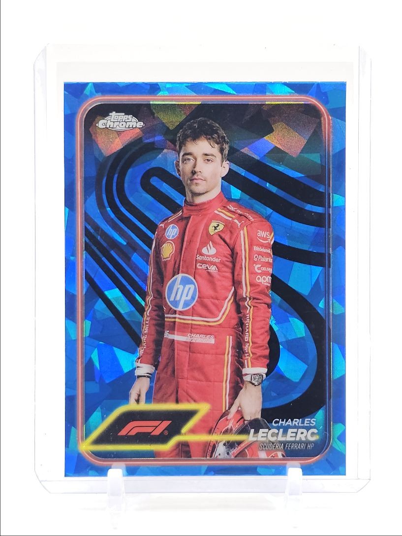 CHARLES LECLERC 2024 TOPPS CHROME F1 SAPPHIRE FERRARI #3 Q4832
