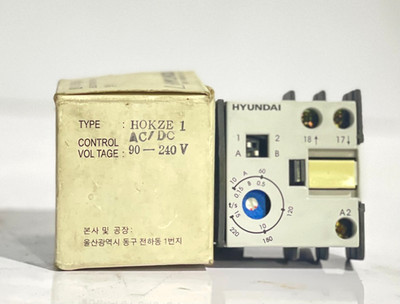 HYUNDAI HOKZE1 ELECTRONIC TIMER 0.15-15S 90-240VAC/DC FREE FAST SHIPPING