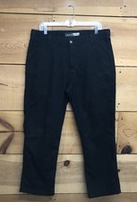 Carhartt Rugged Flex Relaxed Fit Canvas Work Pants Mens Size 36x30 Black