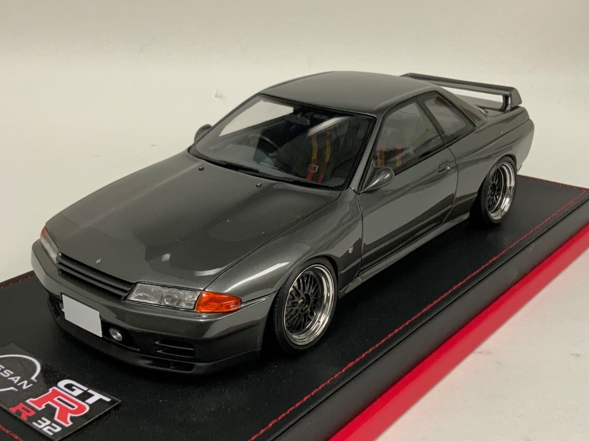 1/18 Ignition model Nissan Skyline GT-R R32 Gray Midnight Reina's