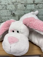 Lil Ones White Puppy Dog Pink Crinkly Ears Kids Preferred Plush Stuffed Animal