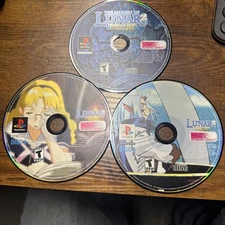 Lunar 2 Eternal Blue Complete Collectors Edition ** Missing Disc 1- Scratched