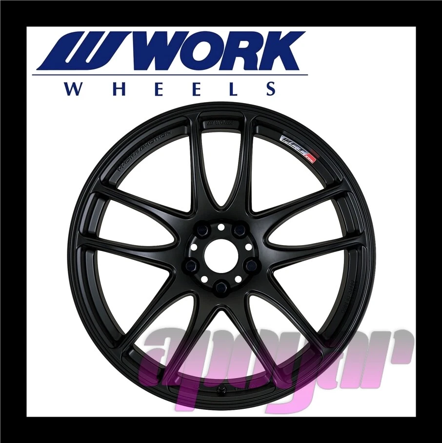WORK EMOTION CR Kiwami WHEEL (1pcs) 19 inch 9.5J 25 5H 114.3 Matte
