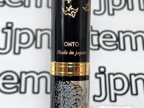 Ukiyo-e Fountain Pen Kaga Yamanaka Lacquerware Black Wave Without Ink Japan - Picture 11 of 16