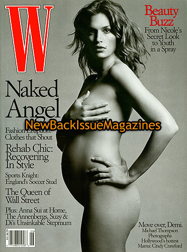 W 6/99,Cindy Crawford,Gisele Bundchen,Angela Lindvall,David