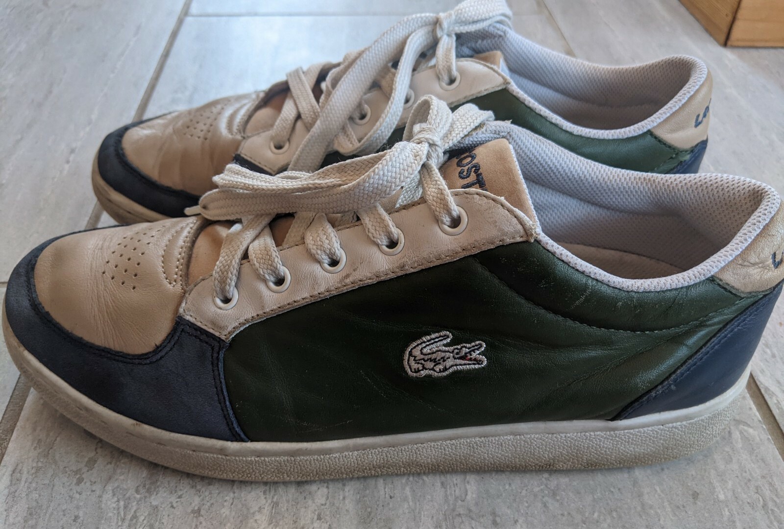 Lacoste Leather Sneakers Men's Shoes 