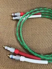 PAIR Pure Silver TUBE AMPLIFIER AUDIO SOUND CD PLAYER RCA Interconnect CABLE NEW