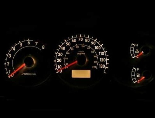 White Face Gauges for 2002-2004 Kia Spectra - Picture 4 of 4