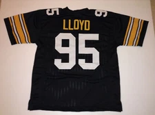 UNSIGNED CUSTOM Sewn Stitched Greg Lloyd Black Jersey - M, L, XL, 2XL