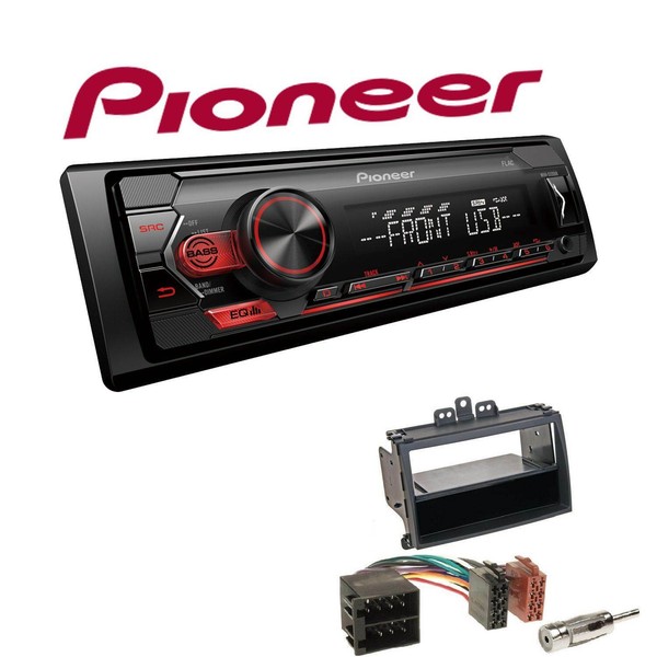 Pioneer 1-DIN Autoradio Usb Aux Android Einbauset FüR Hyundai I20 2009-2012-image