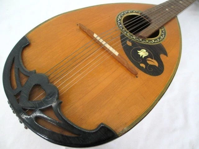 Suzuki Mandolin No.203 with hard case made in 1962 plucked string instrument
