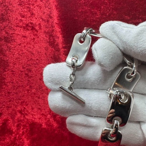 Georg Jensen # 307 Sterling Silver Bracelet Nanna Ditzel Length 7" Mint Rare - Picture 23 of 24