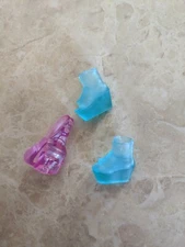 Capsule Chix Chicks HOLOGLOW Ctrl+Alt+Magic Doll SHOES PURSE BACKPACK BLUE BOOTS