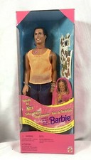 NRFB VINTAGE MATTEL 1998 BUTTERFLY TATTOO ART KEN FOREIGN VERSION Only