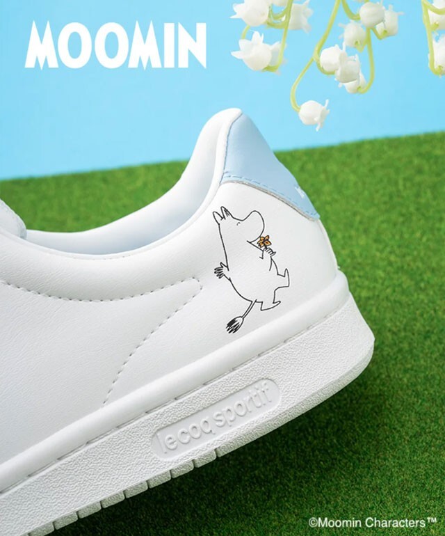 le coq sportif Moomin Collabo 80th Anniversary Sneakers LA ROLAND