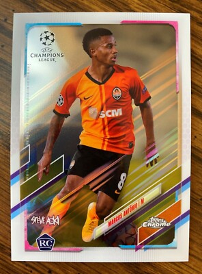 MARCOS ANTONIO 2020-21 Topps Chrome UEFA Steve Aoki White Border RC 90/199