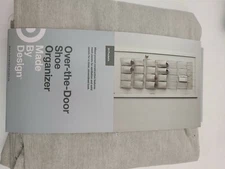 Over-the-Door 24 Pocket Mesh Shoe Organizer - Light Gray - Made By Design.