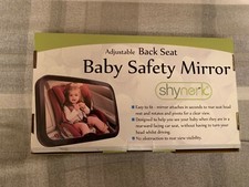 SHYNERK ADJUSTABLE BACK SEAT BABY SAFETY MIRROR. New in box.