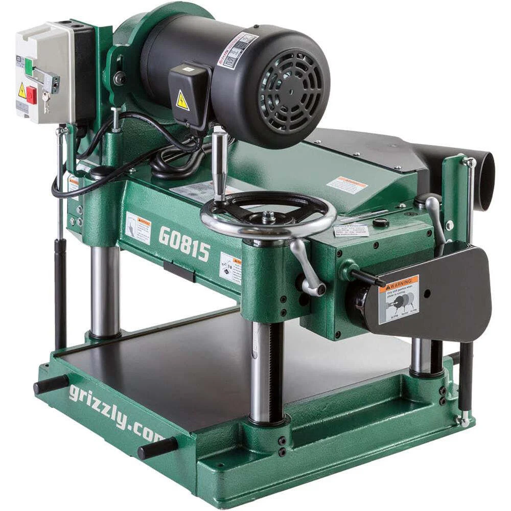 Grizzly G0815 240V 15 Inch 3 HP Heavy Duty Planer 690550657016 eBay