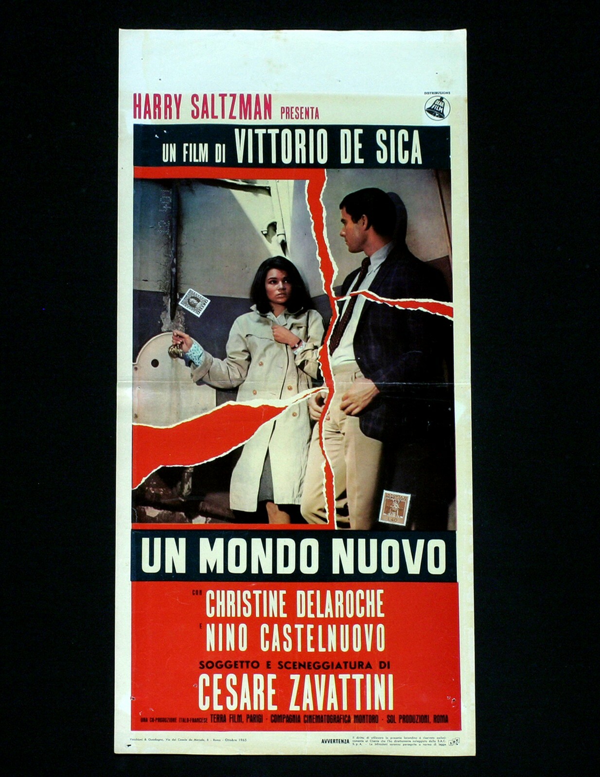 Locandina originale film Il mondo nuovo (1980) - Regia di Burt Brinckerhoff