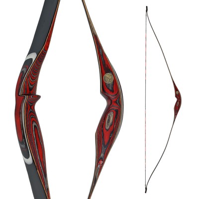 2nd CHANCE DRAKE ARCHERY ELITE Scarlet - 54 Zoll - 20 lbs Hybridbogen Linkshand