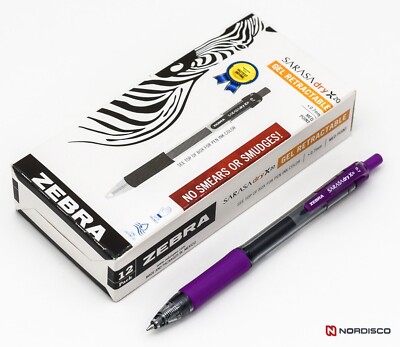 Zebra Sarasa dry X20 0.7 46880 Violet Gel Ink Medium Point Pen