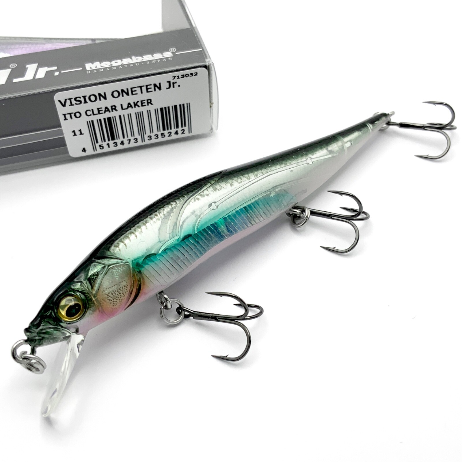 Leurre Megabass Oneten R 110 Jerkbait - Flottant Lent - Avec Bruit De Grelot - Pour La Pêche Du Bass - Longueur 110mm