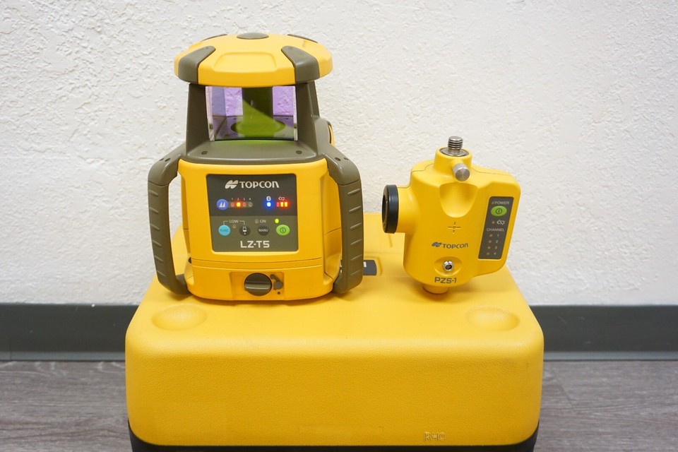 Topcon Millimeter Laser MM Machine Control LZ-T5 and PZS-1 GPS MC2 | eBay