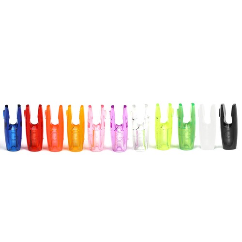 50XArchery Arrow Nock 3.2mm Pin Plastic Tails Compound Recurve Bow DIY Shooting - Picture 2 of 28