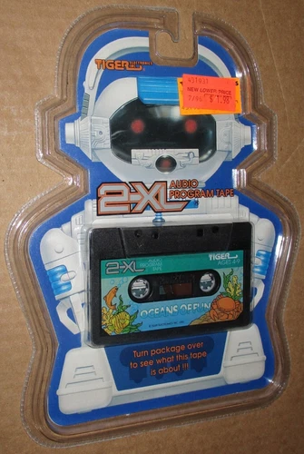 2-XL Robot Oceans of Fun Cassette Tape MOC Sealed Tiger Electronics 1994