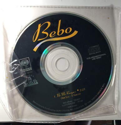 Bebo - No Me Ruegues  (CD, Single, Promo)
