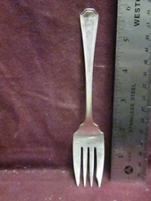 Sterling Gorham FAIRFAX SALAD FORK 6" 35 grams no monogram