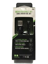 micro usb charging cable/ Cord 9ft NEW Black