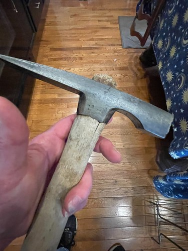 DE COLECCIÓN STANLEY PROFESIONAL MASON HAMMER ladrillo de piedra 18 oz GEOLOGIST ROCK PICK 431A - Imagen 12 de 13