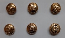 Royal Artillery Buttons 22L Small British Army Mounted R.A Cannon Insignia