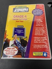 Classroom JEOPARDY Grade 4 part 2 only game cartridge EI-7988K w/ user guide
