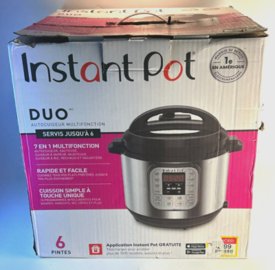 #ad #ad Instant Pot Duo 6qt 7 in 1 Multi Use Pressure Cooker Steamer Slow Cooker Yogurt $59.95