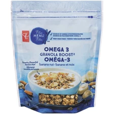 2-Pack PC Blue Menu Banana Nut Omega 3 Granola Boost Cereal
