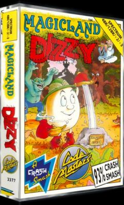 Sinclair Zx Spectrum 48K Spiel - Magicland Dizzy - Codemasters Getestet Aktiv