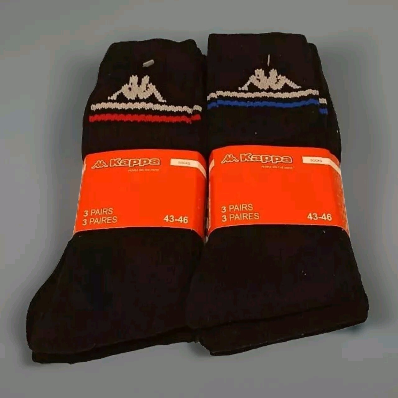 PACK 6 PARES CALCETINES HOMBRE KAPPA CALCETIN TALLA 43/46 *ENVIO GRATIS*