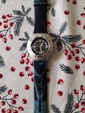 Orologio Swatch Irony Scuba 200 Alluminium Quarzo Funzionante Cinturino Usurato