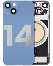 Back Glass With Steel Plate With MagSafe Magnet Pre-Installed For iPhone 14