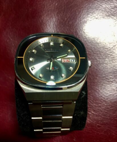 Citizen Eagle 7 Watch Automatic GENTS TV CASE SUPER RARE AND COLLECTABLE