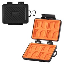 Waterproof Storage Case for Memory Card Sealed Silicone Card 24 Slots Organizer