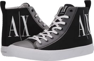 Armani Exchange High Top Womens Shoes Size 9 Converse Style Sneaker Squats