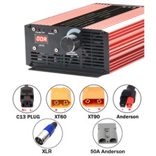 36V 36 Volts 3A-12A Adjustable Lithium Li-ion Battery Charger Smart LED