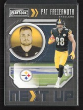 2021 Panini Playbook Next Up #NXT-PFR Pat Freiermuth Pittsburgh Steelers