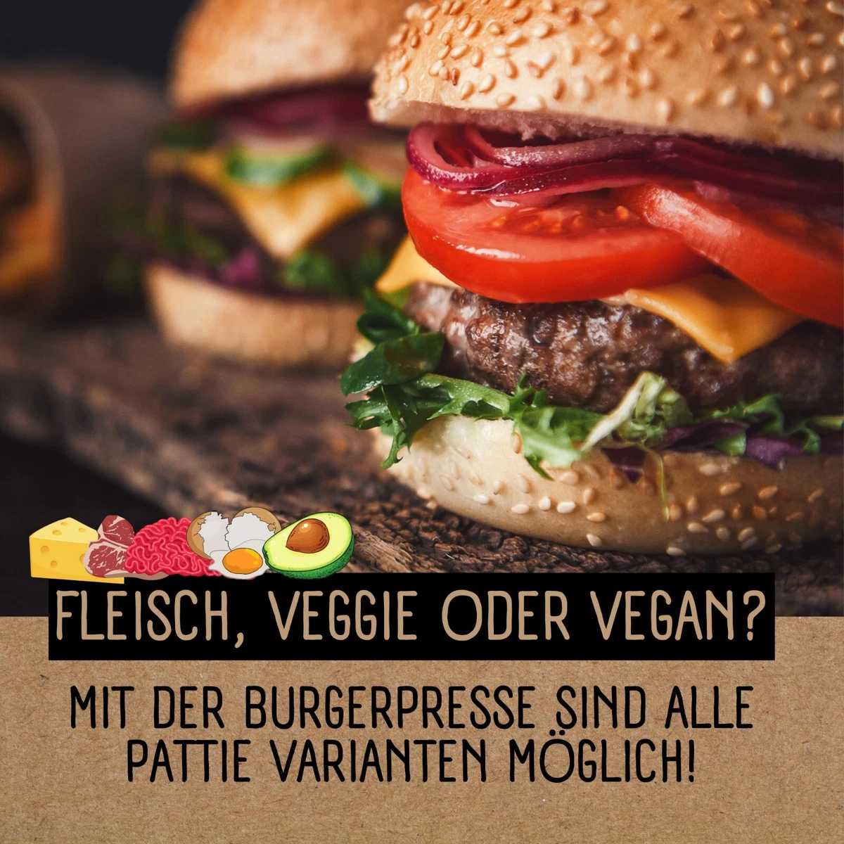 Prensa para hamburguesas | Prensa para hamburguesas | Juego de prensa para hamburguesas | Fabricante de hamburguesas