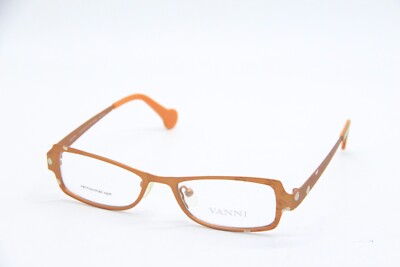 NEW VANNI VK8041 C233 ORANGE GREEN AUTHENTIC EYEGLASSES FRAMES 47-16