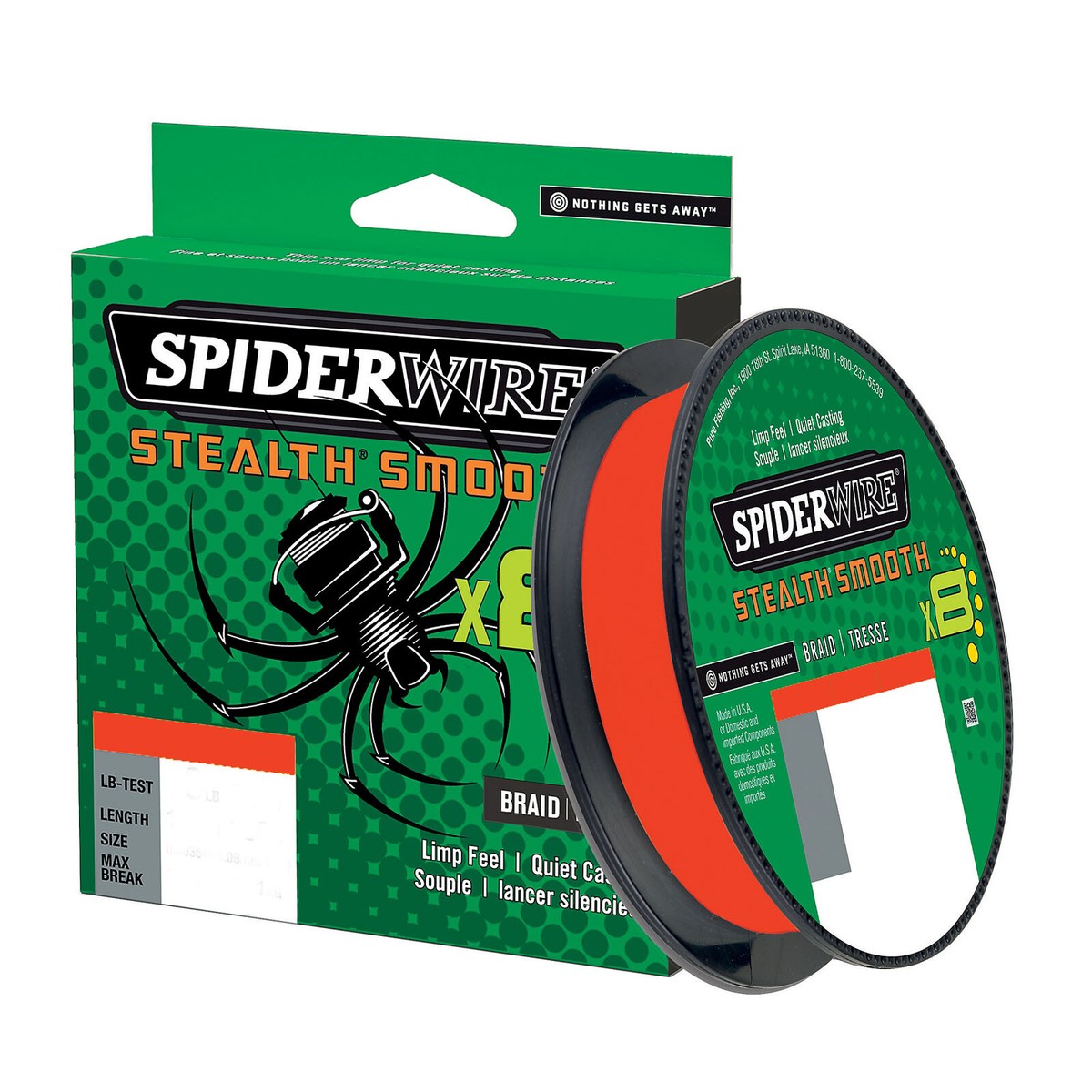 Spiderwire Stealth Smooth 8 Code Red Braided 300m All Sizes Fishing Line